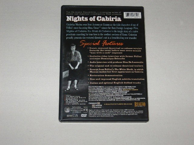 Packaging photo for Nights of Cabiria