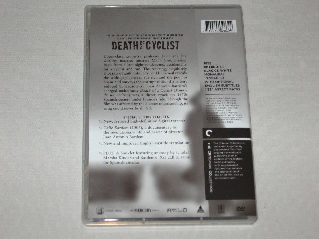 Packaging photo for Death of a Cyclist