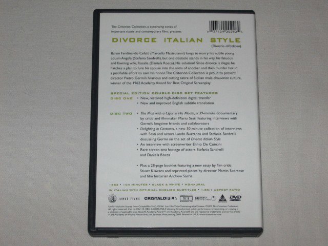 Packaging photo for Divorce Italian Style