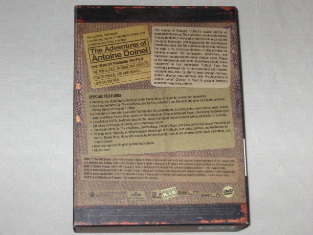 Packaging photo for The Adventures of Antoine Doinel