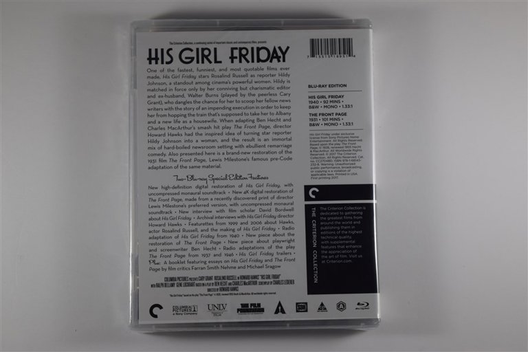 Packaging photo for His Girl Friday