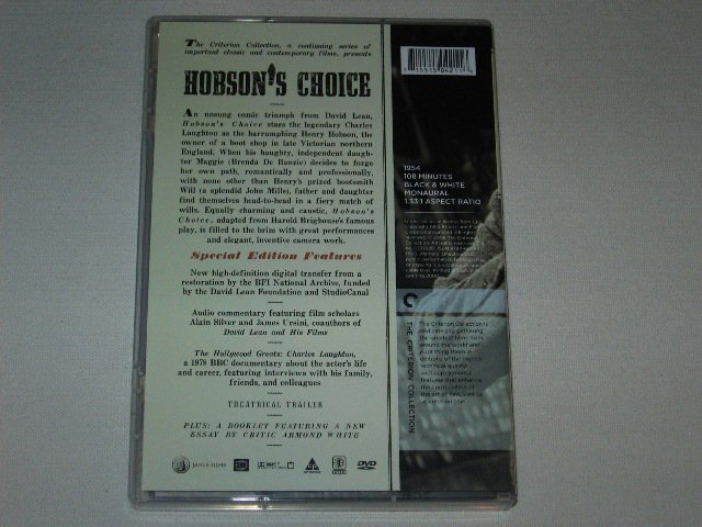 Packaging photo for Hobson's Choice