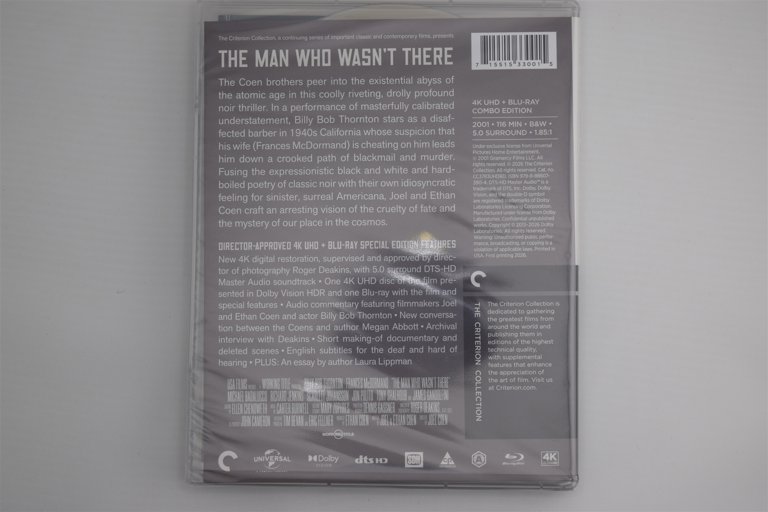 Packaging photo for The Man Who Wasn't There
