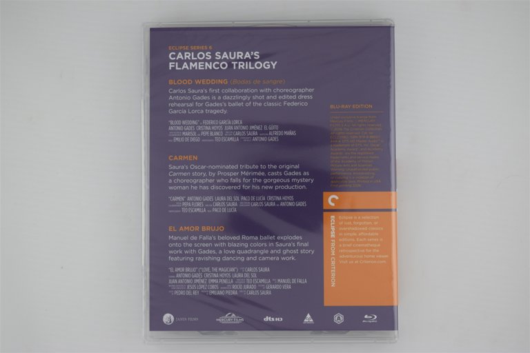 Packaging photo for Eclipse Series 6: Carlos Saura’s Flamenco Trilogy