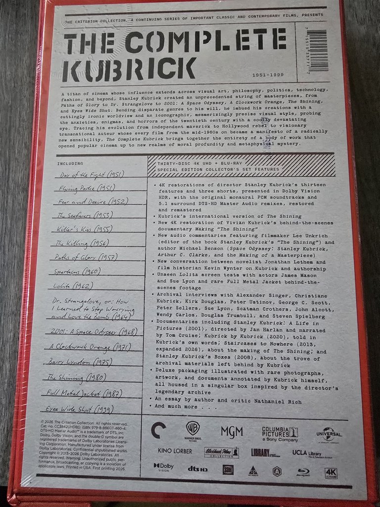 Packaging photo for The Complete Kubrick