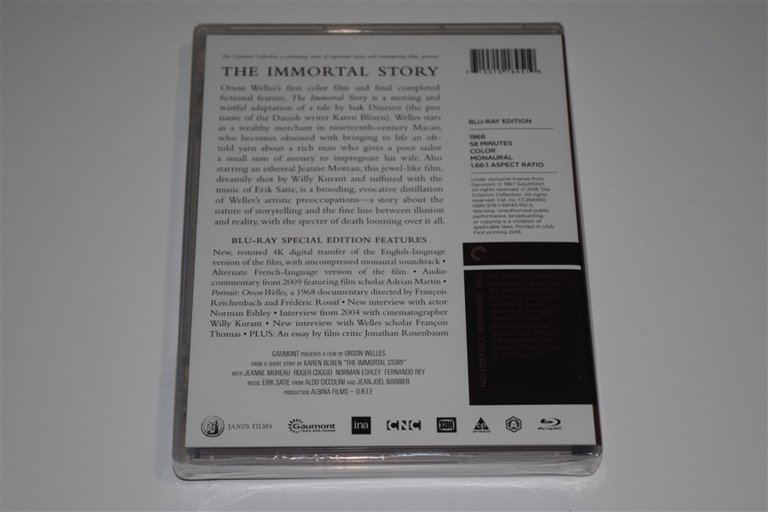 Packaging photo for The Immortal Story