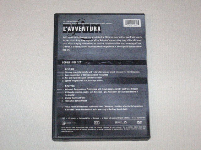 Packaging photo for L'avventura