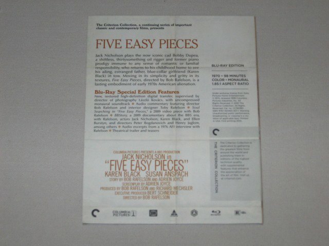 Packaging photo for Five Easy Pieces