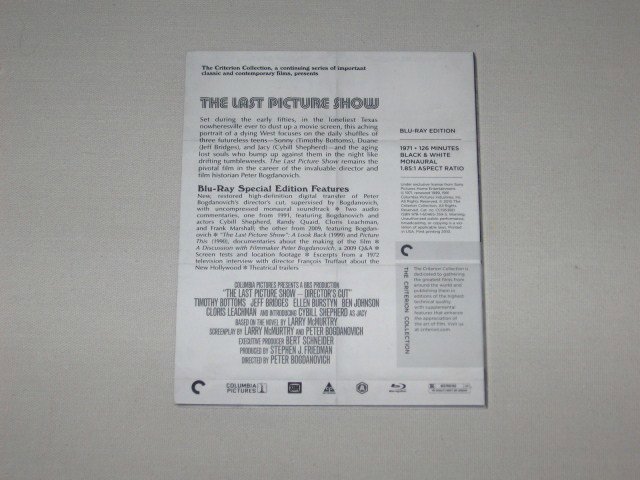 Packaging photo for The Last Picture Show