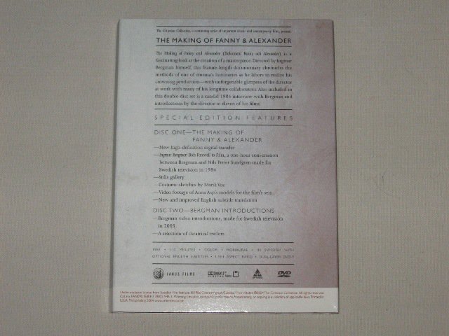 Packaging photo for The Making of Fanny and Alexander