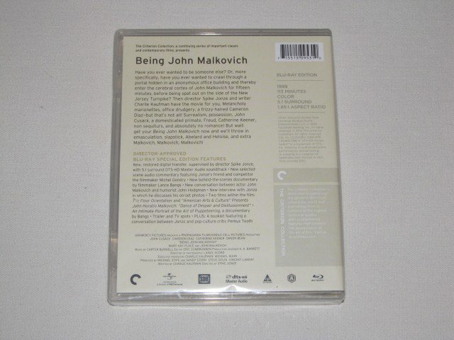 Packaging photo for Being John Malkovich