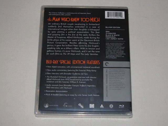 Packaging photo for The Man Who Knew Too Much