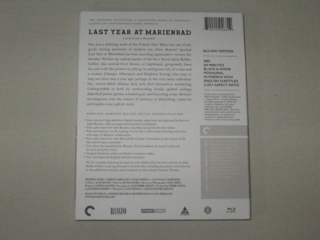 Packaging photo for Last Year at Marienbad