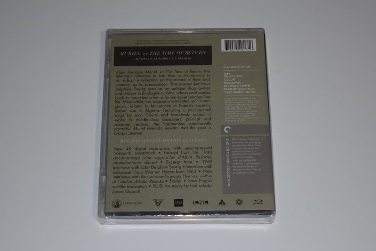 Packaging photo for Muriel, or The Time of Return