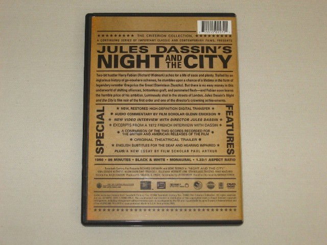 Packaging photo for Night and the City