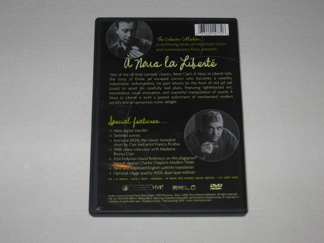Packaging photo for À nous la liberté
