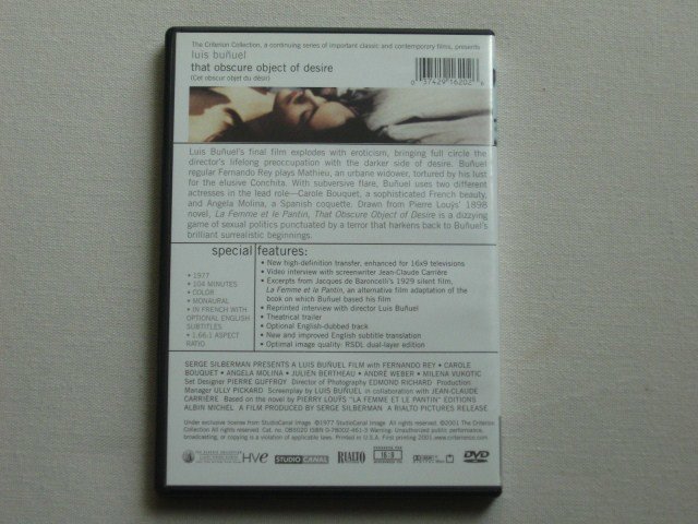 Packaging photo for That Obscure Object of Desire