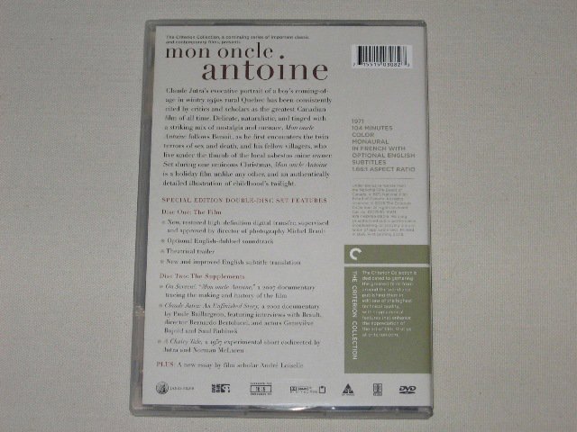 Packaging photo for Mon oncle Antoine
