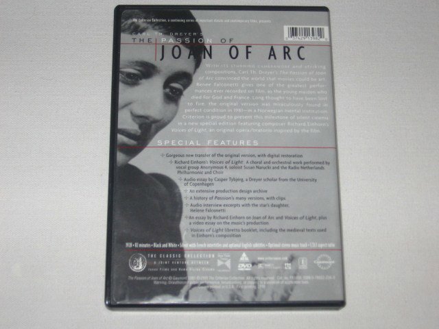 Packaging photo for The Passion of Joan of Arc