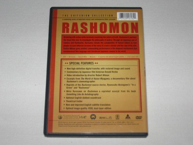 Packaging photo for Rashomon