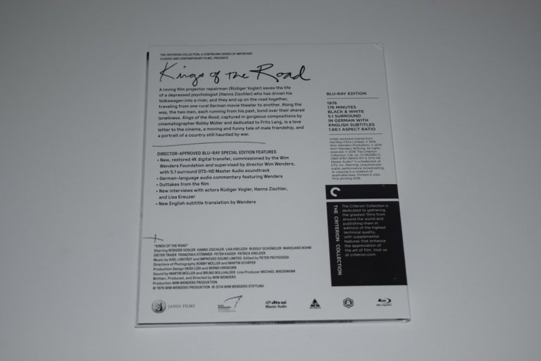 Packaging photo for Wim Wenders: The Road Trilogy