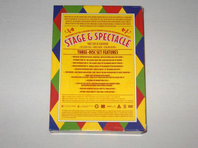 Packaging photo for Stage and Spectacle: Three Films by Jean Renoir