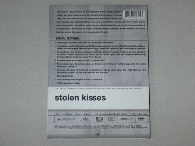 Packaging photo for Stolen Kisses