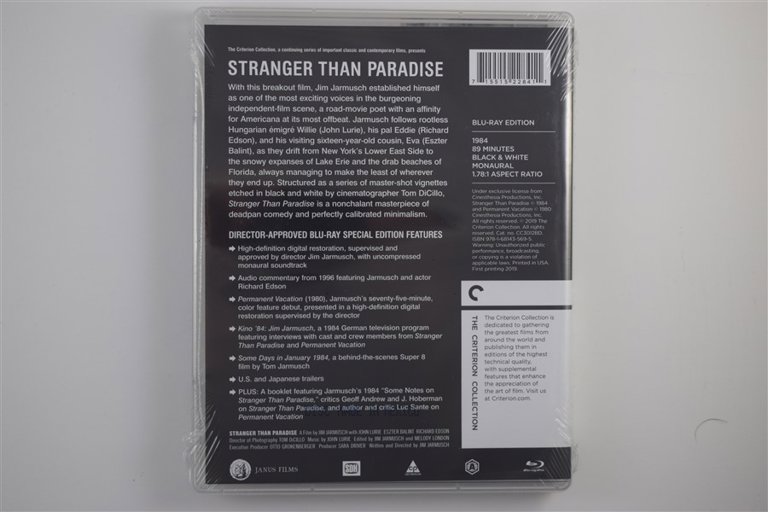 Packaging photo for Stranger than Paradise