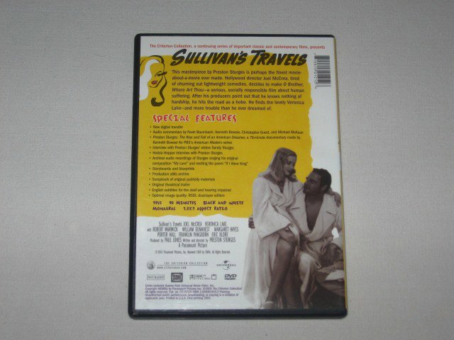 Packaging photo for Sullivan's Travels