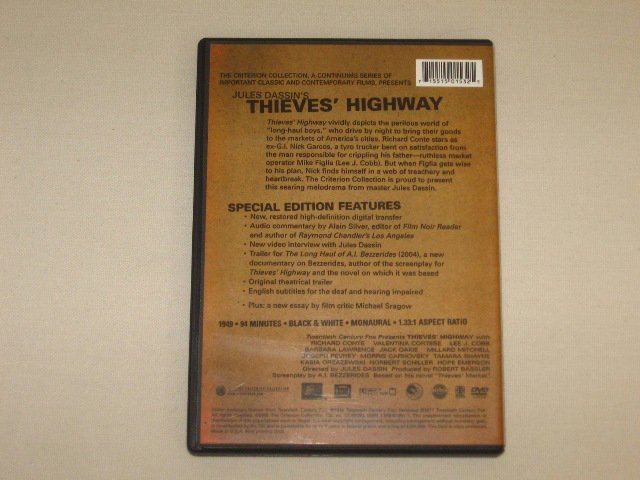 Packaging photo for Thieves' Highway