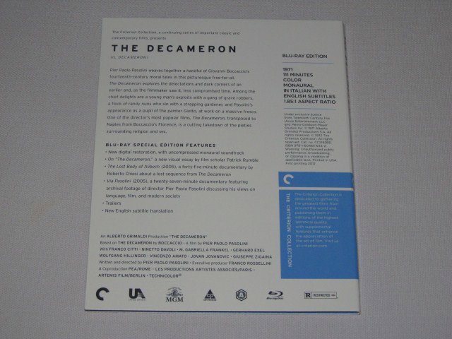 Packaging photo for The Decameron