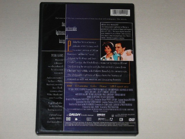 Packaging photo for The Unbearable Lightness of Being