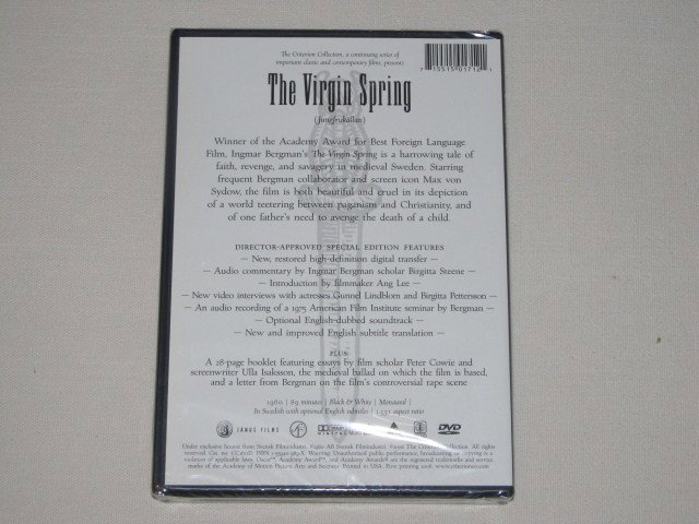 Packaging photo for The Virgin Spring