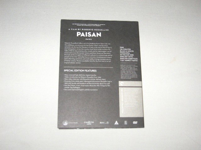 Packaging photo for Paisan