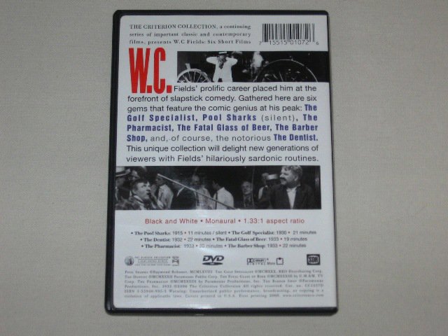 Packaging photo for W.C. Fields: 6 Short Films