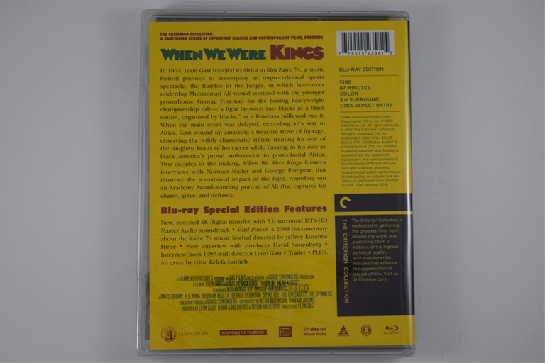 Packaging photo for When We Were Kings